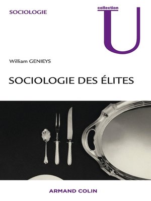 cover image of Sociologie des élites